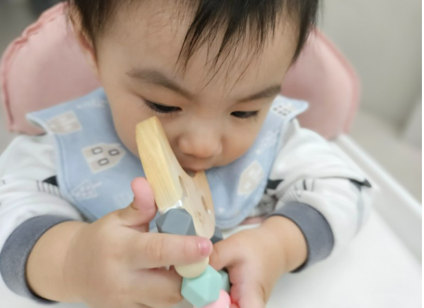 구강기 아이 친환경 장난감 디어랑쥬 편백 나무 우드 치발기